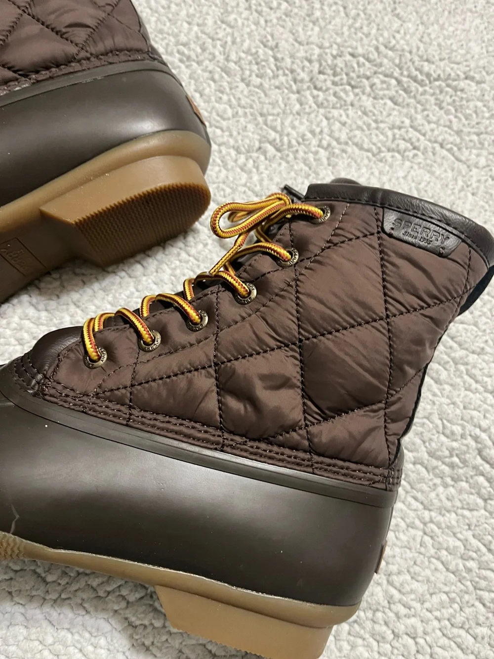 Sperry Saltwater Nylon Quilted Duck Boots